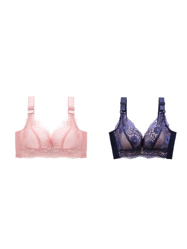 Popular Adjustable Women's Bra with Thin and Thick Cups for Small Busts to Enhance Volume, Shaping for Larger Busts to Minimize Appearance, Anti-Sagging Bra
