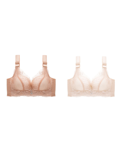 Popular Adjustable Women's Bra with Thin and Thick Cups for Small Busts to Enhance Volume, Shaping for Larger Busts to Minimize Appearance, Anti-Sagging Bra