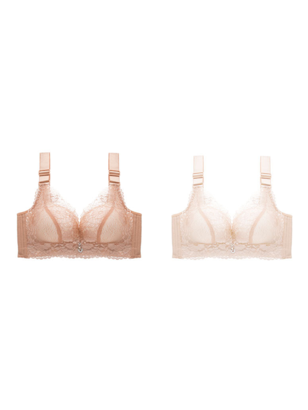 Popular Adjustable Women's Bra with Thin and Thick Cups for Small Busts to Enhance Volume, Shaping for Larger Busts to Minimize Appearance, Anti-Sagging Bra