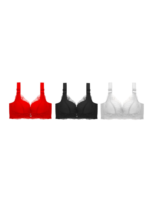 Popular Adjustable Women's Bra with Thin and Thick Cups for Small Busts to Enhance Volume, Shaping for Larger Busts to Minimize Appearance, Anti-Sagging Bra