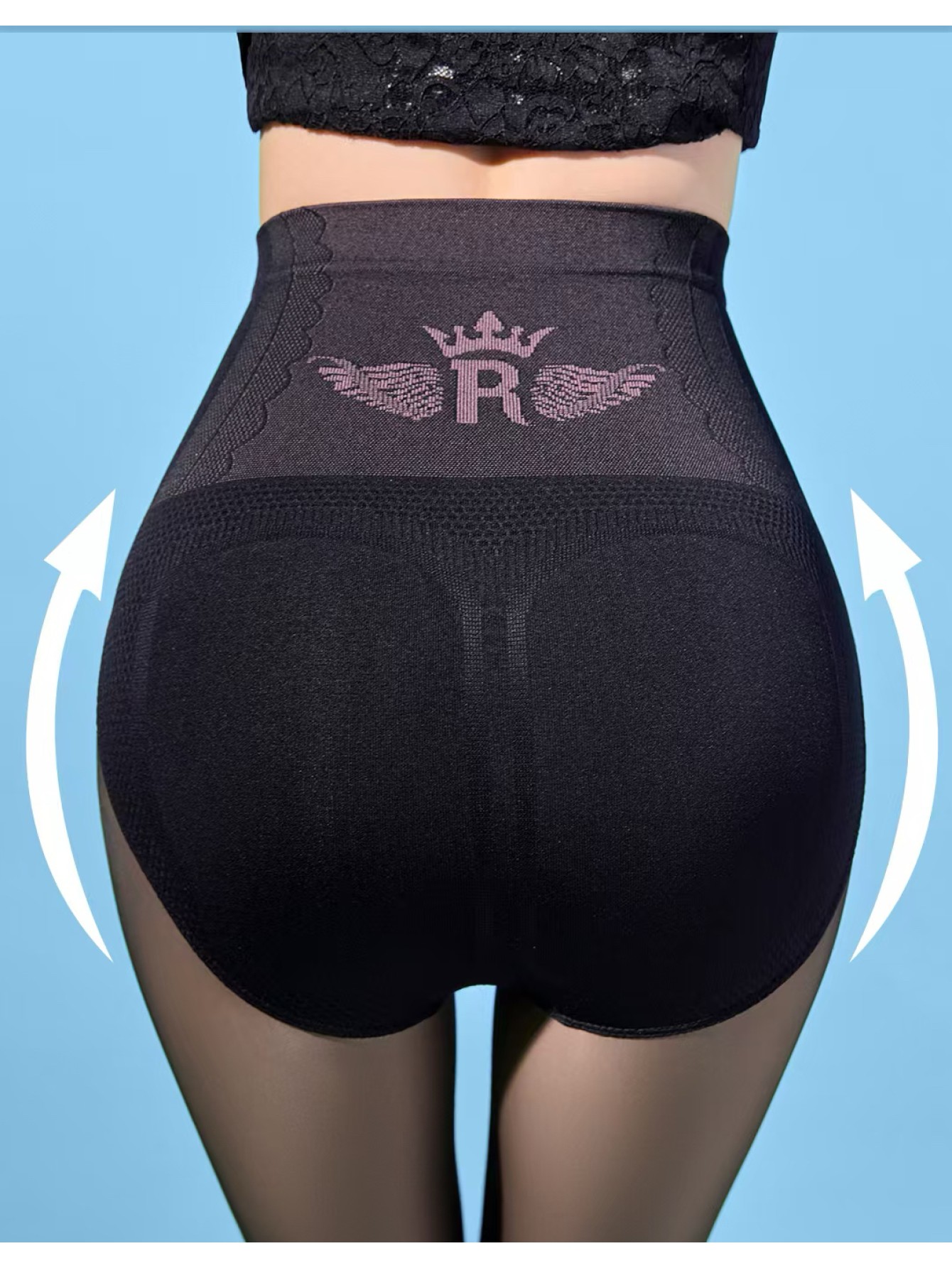 Ultra-Sheer Nude-Look Shaping Tights for Women - High-Waist Glossy Pantyhose-Air Hostess-Style Stockings 
