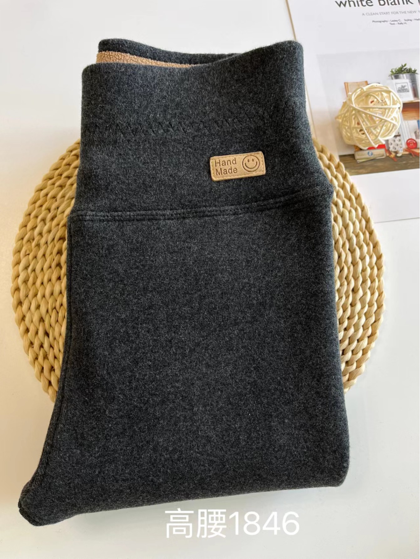 High waisted cotton warmer legging
