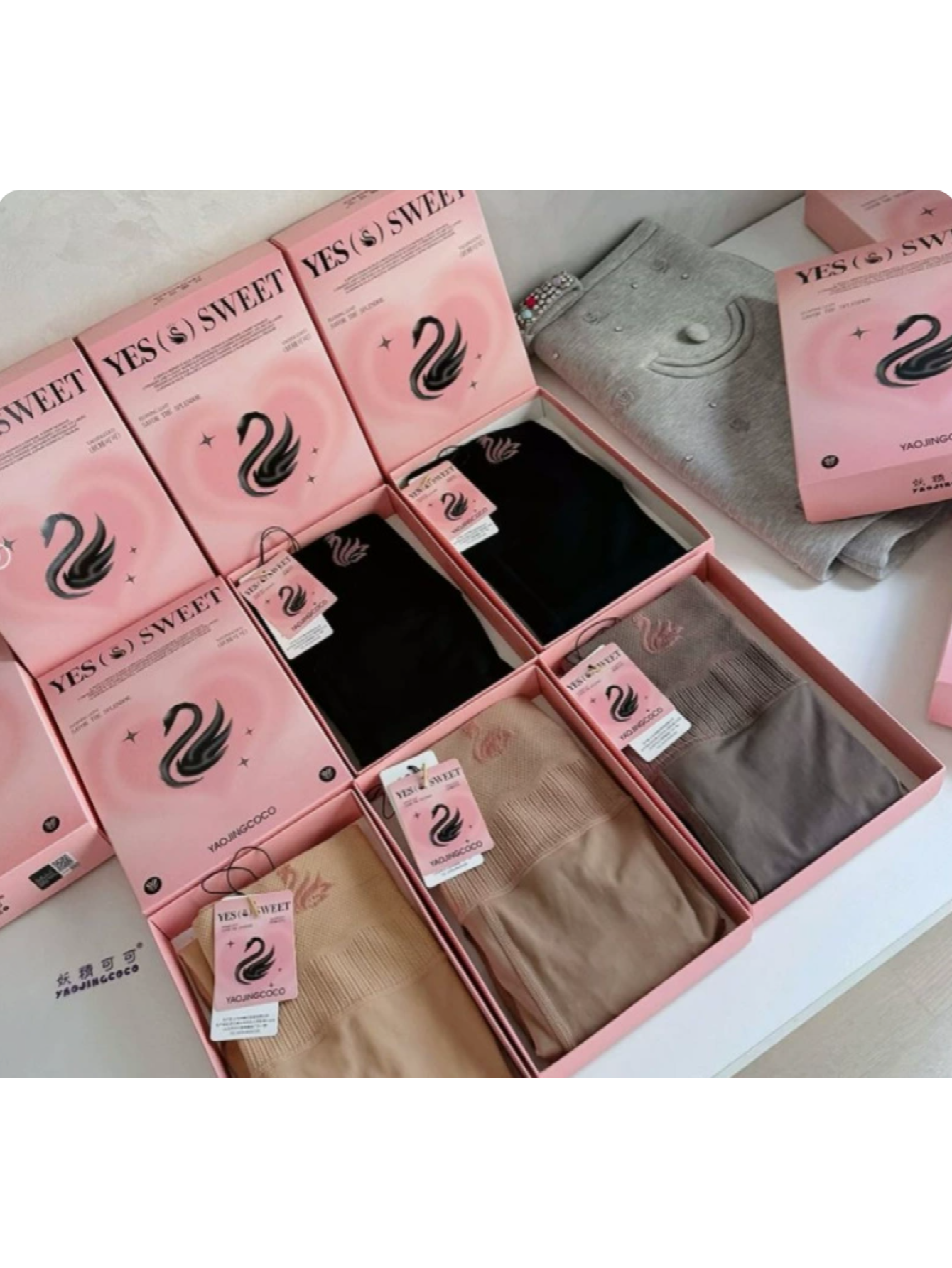 Fairy Coco Black Swan Glossy Tights for Women - Autumn/Winter Edition, Nude-Look Miracle Shaping and Lifting Pantyhose 